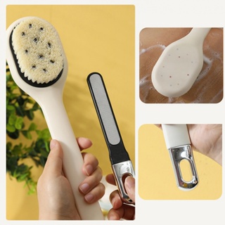 Bath Artifact Bath Natural Bristles Brushes Exfoliating Massager Long-handled