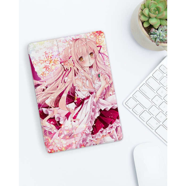 pink-girl-เคส-ใช้สำหรับ-ไอแพด-ipad-air-4-5-mini-4-5-6-เคสไอแพด-10-2-gen-7-8-9-gen-10-2022-pro11-anime-girl-case-pen-slot