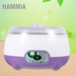 HAMMIA 220V 1L เครื่องทำโยเกิร์ตสแตนเลสแบบอัตโนมัติ Home DIY Yoghourt Container