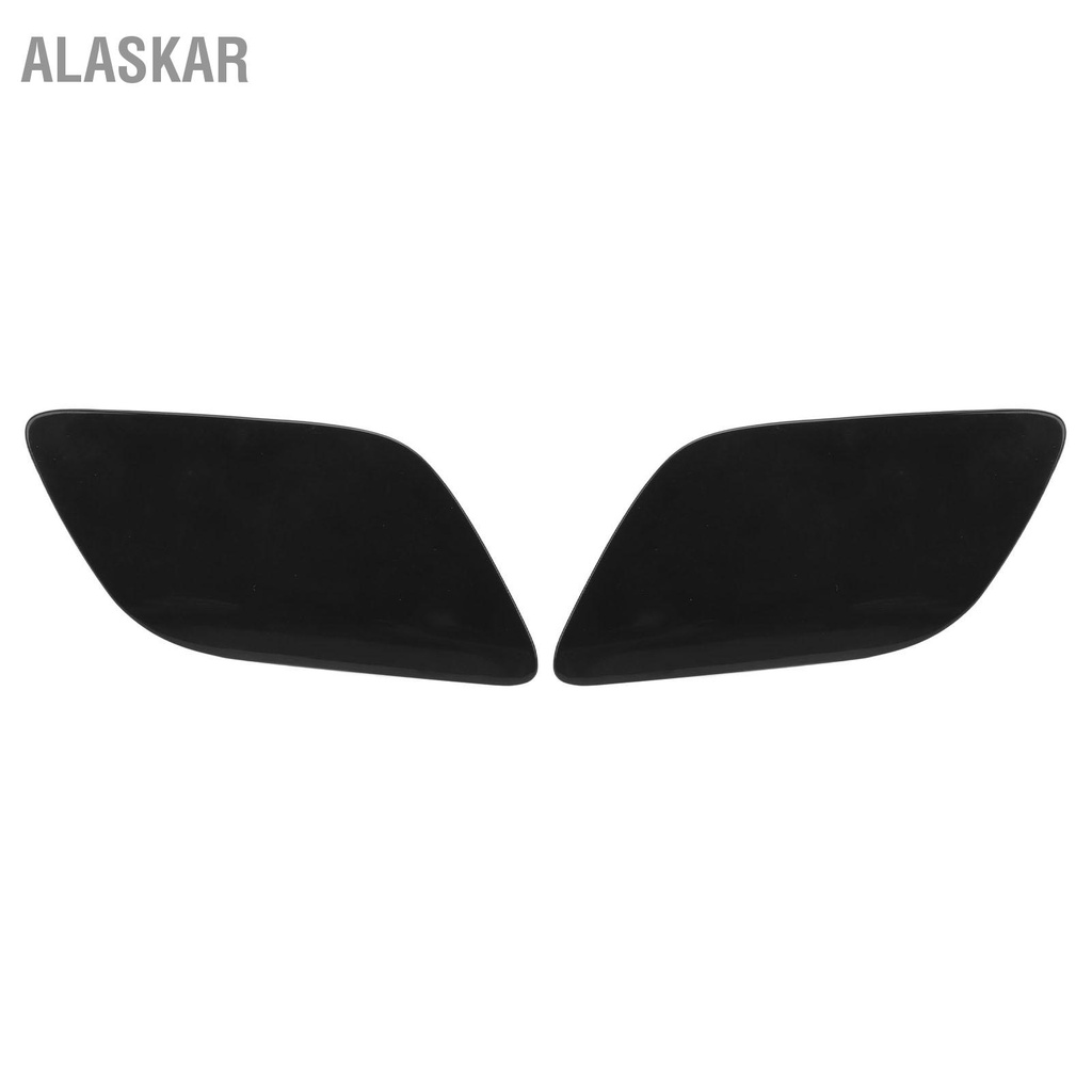 alaskar-ฝาครอบเครื่องซักผ้าไฟหน้ากันชนหน้าสีดำฝาครอบเครื่องซักผ้าฝาครอบหัวฉีดสเปรย์สำหรับ-q7-2010