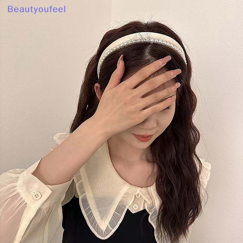 beautyoufeel-ที่คาดผม-สองชั้น-ประดับมุก-สไตล์ฝรั่งเศส-หรูหรา-เครื่องประดับ-สําหรับผู้หญิง-เจ้าสาว-งานแต่งงาน-ประจําวัน