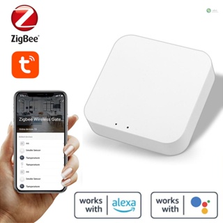 [พร้อมส่ง] Tuya ZigBee3.0 อุปกรณ์ควบคุมประตูอัจฉริยะไร้สาย อเนกประสงค์ สําหรับ Alexa Google Home