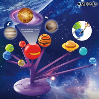 Ameesi ของเล่นวิทยาศาสตร์ ดาราศาสตร์ พลาสติก ประกอบง่าย เพื่อการศึกษา สําหรับเด็ก 1 ชุด