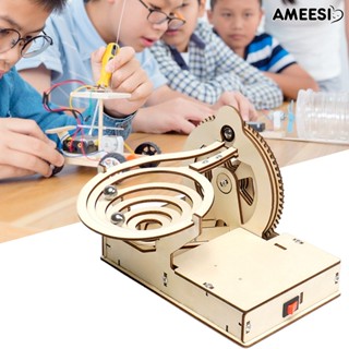 Ameesi โมเดลลูกบอลไม้ 3D ของเล่นทดลองวิทยาศาสตร์ สําหรับเด็ก 1 ชุด