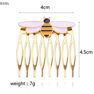 Bsbl กิ๊บติดผม หวีเคลือบสีทอง รูปผึ้งมหัศจรรย์ เครื่องประดับผม สําหรับผู้หญิง