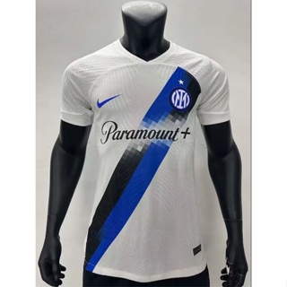 เสื้อกีฬาแขนสั้นลําลอง ลายทีมชาติฟุตบอลชั้นนํา Inter Milan 2324 คุณภาพสูง