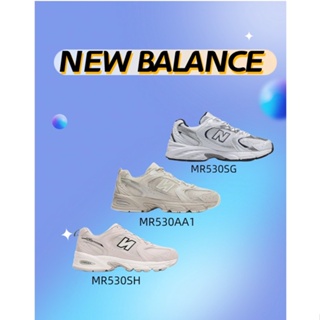สินค้าลิขสิทธิ์แท้ NEW BALANCE รองเท้า New balance530 Mr530sg/Mr530aa1/Mr530sh&lt;White silver/Light milk tea/Beige&gt; NB530