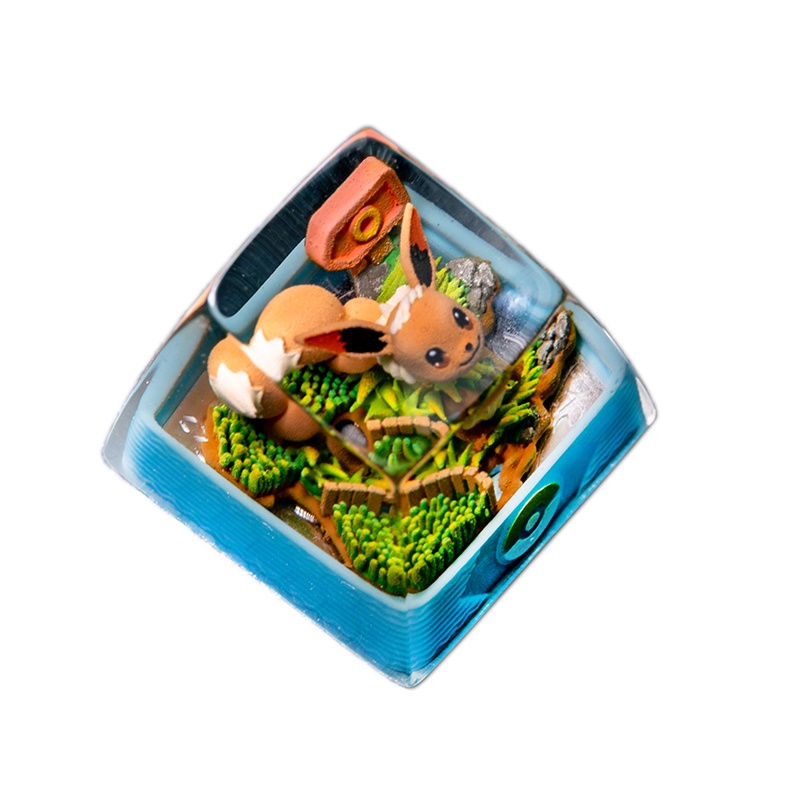 คีย ์ บอร ์ ดเชิงกล Pokémon Pokemon Resin Translucent Pokémon Keycap ...