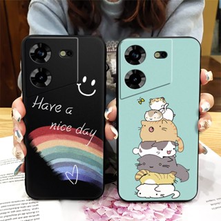 Cute TPU Phone Case For Tecno Pova5 4G Fashion Design Shockproof Soft Case Full wrap Durable Anti-knock Anti-dust Waterproof