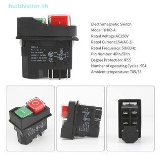 Buildvictor สวิตช์ปุ่มกดสตาร์ทเตอร์ไฟฟ้า กันน้ํา IP55 KLD28A