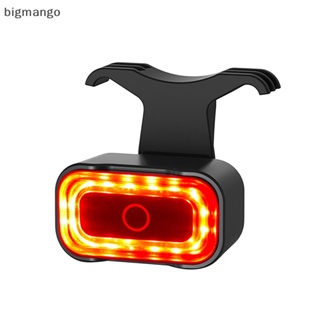 [bigmango] ไฟท้ายจักรยานอัจฉริยะ LED IPX5 Type-C USB กันน้ํา