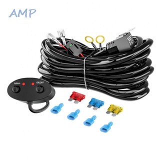 ⚡NEW 8⚡Wiring Harness 0-30A 0-320W 12V 18-gauge Wire 300CM Double Control Switch