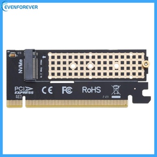 อะแดปเตอร์การ์ดขยาย EV M2 PCIE3 0 สําหรับ PCI-E X16 เป็น NVMe M2 SSD รองรับ 2230 42 60 80 M2 SSD