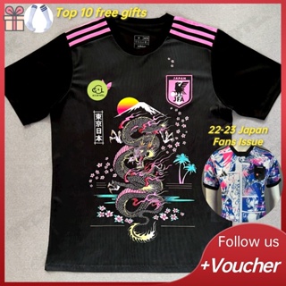 เสื้อยืด ลาย Jersey Dragon Edition Sakura Japan Special Edition Fans Issue สีดํา สไตล์ญี่ปุ่น 23-24