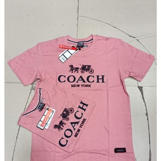 Men and women coach embroide t-shirt_02