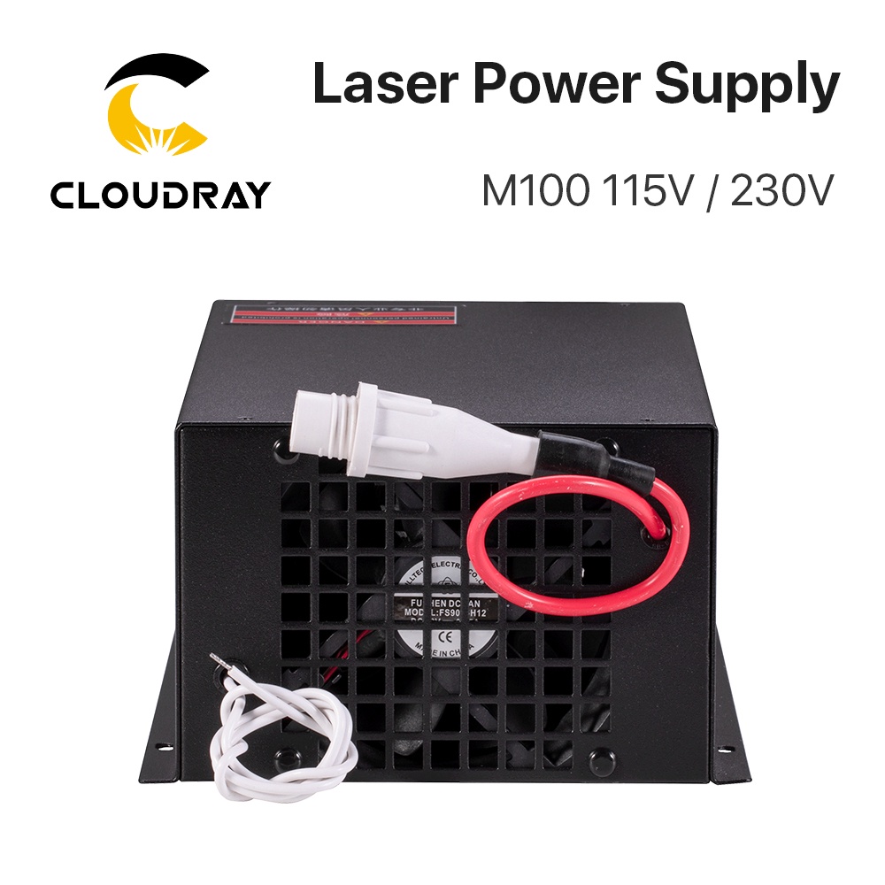 cloudray-co2-พาวเวอร์ซัพพลายเลเซอร์-80-100w-co2-สําหรับเครื่องแกะสลักเลเซอร์-m100