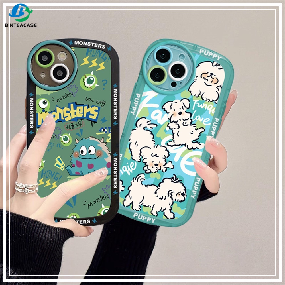 เคสโทรศัพท์มือถือแบบนิ่ม-tpu-ใส-ลายมอนสเตอร์-ลูกสุนัข-binteacase-สําหรับ-samsung-a14-a04-a04s-a13-a02s-a03-a03s-a23-a30s-a11-a12-a51-a30-a50-a52-a20s-a10s-m11-m12-j7-pro-prime-j4-plus