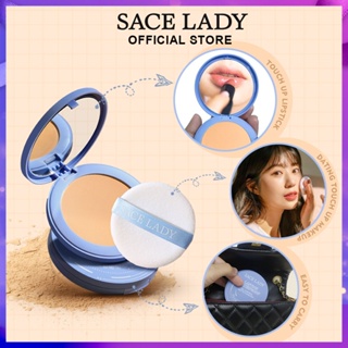 SACE LADY Oil-control Compact Powder Waterproof Matte Face Powder