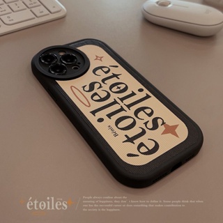 French Retro Phone Case for Iphone14 Phone Case for iPhone 14pro Max Personality English Xs Soft Case 12 Patch 11/13