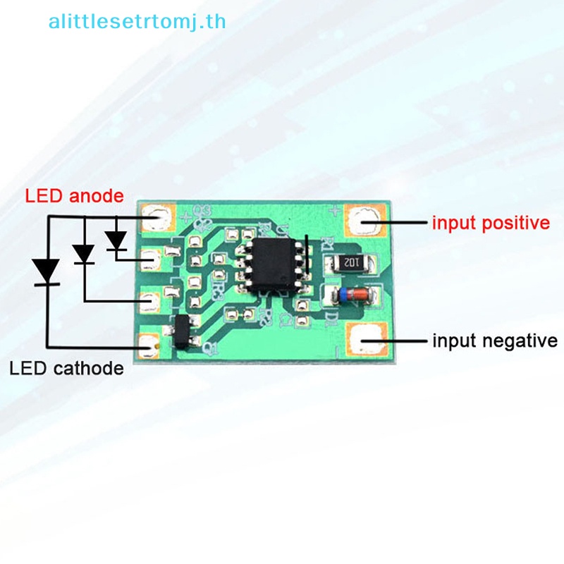 alittlese-โมดูลควบคุมไฟกระพริบอัตโนมัติ-dc-3v-12v-หรี่แสงได้-ไล่โทนสี-th