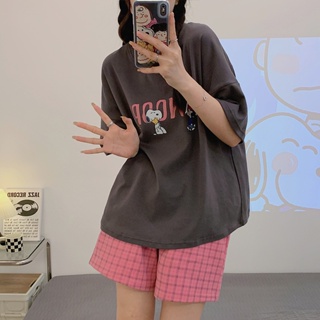 Summer new cartoon pajamas female soft home service suit sweet and comfortable short-sleeved shorts