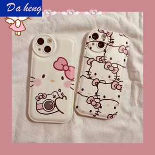 เคสโทรศัพท์มือถือ กันกระแทก กันรอยขีดข่วน ลายเฮลโลคิตตี สําหรับ Iphone 1312 8plus X 6 14promax 711 JFLC