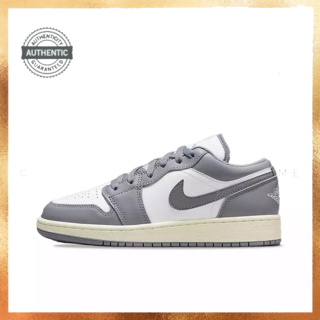 air-jordan-1-low-vintage-grey-ของแท้-100