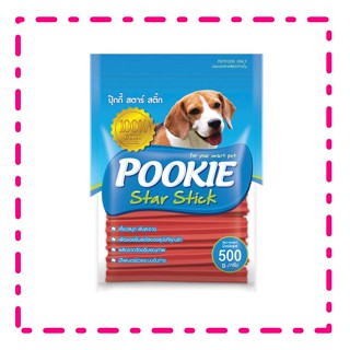 Pookie Star Stick ปุ๊กกี้ สตาร์ สติ๊ก รสสตรอเบอร์รี่ 500 กรัม