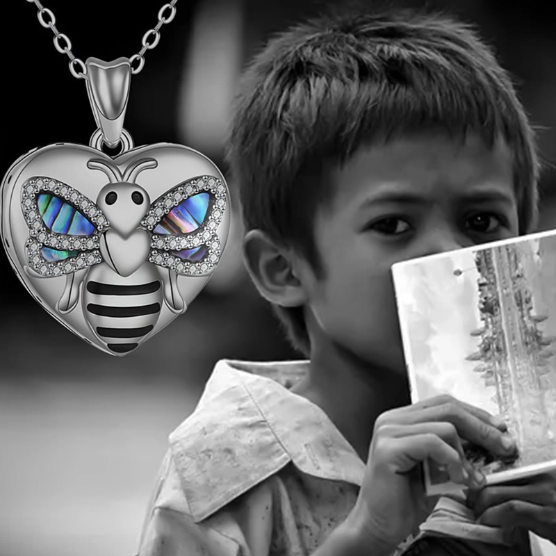 สร้อยคอเงินแท้-เกรด-925-จี้รูปผึ้ง-นกฮูก-สําหรับผู้หญิง