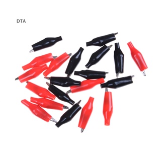 Dta 20Xs คลิปปากจระเข้ พลาสติกนิ่ม สีแดง สีดํา สําหรับทดสอบ DT