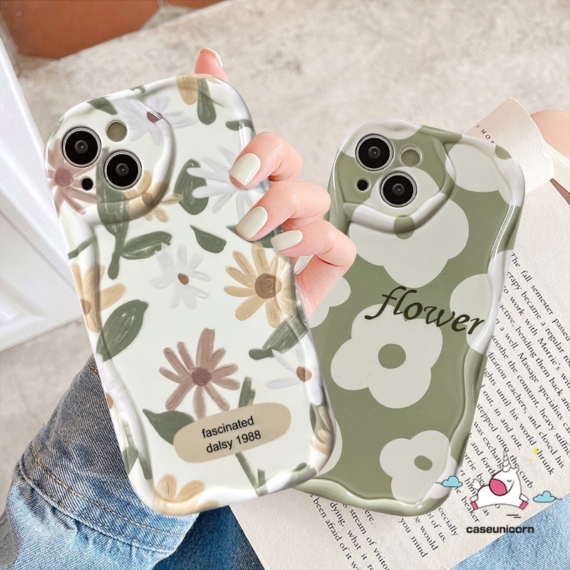 เคสโทรศัพท์มือถือ-ขอบโค้ง-พิมพ์ลายดอกไม้-ใบไม้-3-มิติ-สําหรับ-oppo-a12-a17-a16-a57-a54-a7-a55-a5s-a15-a95-a54s-a3s-a17k-a5-a31-a77-a16k-a74-a1k-a16s-a9-a96-a92-a16e-a53-a77s-a52-a76