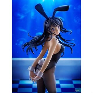 โมเดลฟิกเกอร์ อนิเมะสาวสวย Mai Sakurajima Stupid Dont Be Bunny Girl Senior Sister