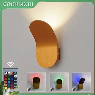 โคมไฟติดผนัง LED ที่ทันสมัยพื้นหลังทีวีข้างเตียงห้องนั่งเล่นนอร์ดิกทางเดินระเบียงโคมไฟติดผนัง Cynthia