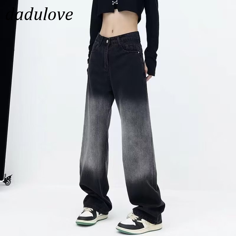 dadulove-new-american-ins-high-street-washed-jeans-niche-high-waist-loose-wide-leg-pants-large-size-trousers