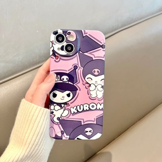 เคสโทรศัพท์มือถือแบบแข็ง ลายผู้หญิงน่ารัก Kuromi สําหรับ iPhone 14 Pro Max 14Plus 13 13Pro 12Pro 12Promax 11 11Pro 11Promax 12 13Mini X XR Xs XsMAX 7 8 Plus