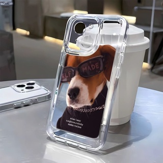 เคสโทรศัพท์มือถือ แบบนิ่ม ลายสุนัข สําหรับ Apple iPhone14Promax 13 127 11