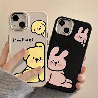 Metal Buttons Silicone Phone Case Compatible for IPhone 14 13 12 Pro Max Cute Couple Soft Casing Shockproof Cover Cell Precticer