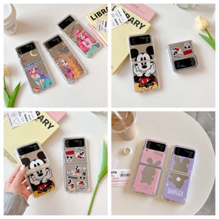 เคสโทรศัพท์มือถือ แบบฝาพับ ป้องกัน หรูหรา สีสันสดใส สําหรับ Samsung Z Flip4 Z Flip3 Z Flip 4 Z Flip 3