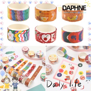 Daphne สติ๊กเกอร์เทปวาชิสําหรับตกแต่งสมุดไดอารี่