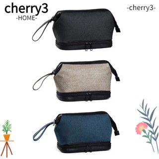 CHERRY3 กระเป๋าเครื่องสําอาง แบบพกพา ความจุขนาดใหญ่