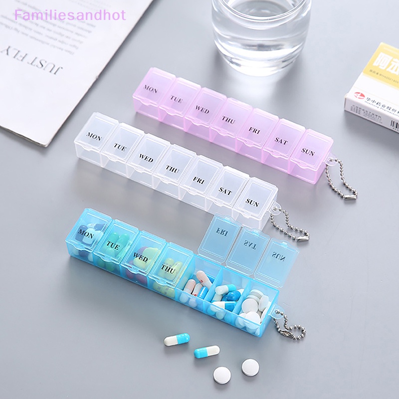familiesandhot-gt-กล่องยา-7-วัน-รายสัปดาห์-ที่ใส่แท็บเล็ต-กล่องเก็บยา-ตัวแยก-3-สี-เคสออแกไนเซอร์-อย่างดี