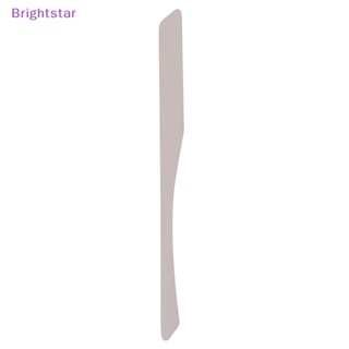 Brightstar ใหม่ ไม้พายสเตนเลส ขนาดใหญ่ สําหรับทาแว็กซ์ลิ้น