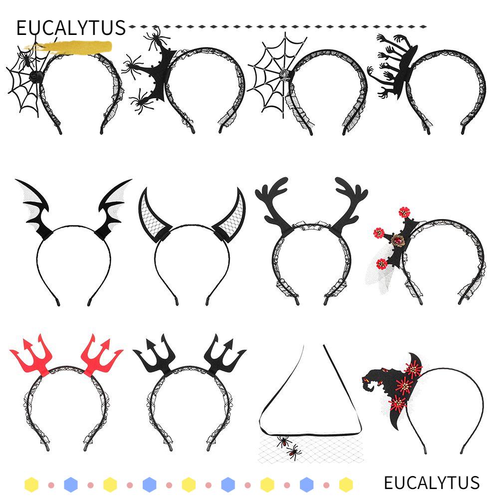 eutus-ที่คาดผมคอสเพลย์-หน้ากากแมงมุม-สไตล์โกธิค-สําหรับปาร์ตี้ฮาโลวีน
