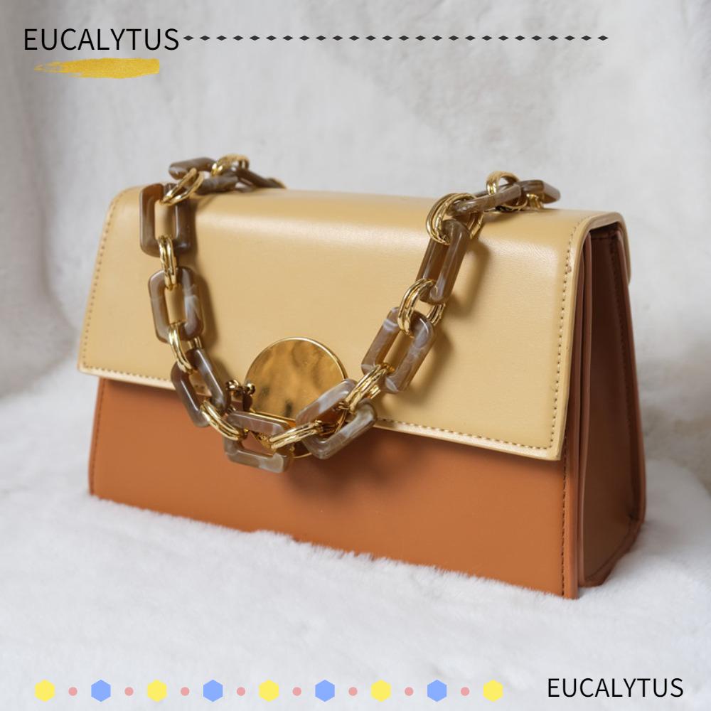 eutus-สายโซ่อะคริลิค-สีทอง-แบบเปลี่ยน-สําหรับกระเป๋าถือ-กระเป๋าสะพายไหล่