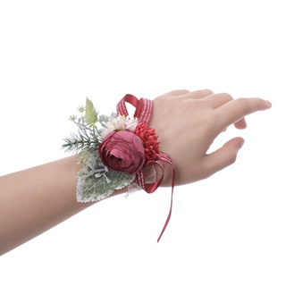 ดอกกุหลาบประดิษฐ์ สีม่วงอ่อน สีแดง สีชมพู สําหรับเพื่อนเจ้าสาว งานแต่งงาน เต้นรํา วันวาเลนไทน์