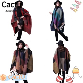 Cactu เสื้อคลุม ผ้าพันคอ ผ้าแคชเมียร์