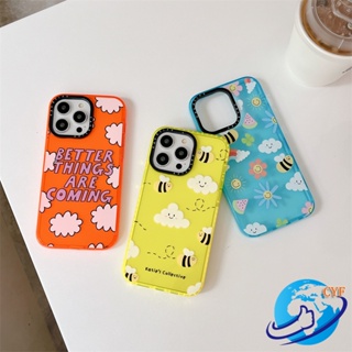 เคสโทรศัพท์มือถือ กันกระแทก ลายก้อนเมฆ สีรุ้ง สําหรับ iPhone 15 14 13 12 11 Pro Max i14 i13 i12 i11