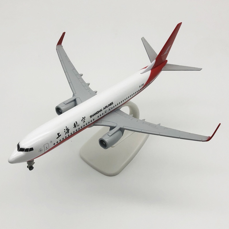 โมเดลเครื่องบินจําลอง-shanghai-airlines-b737-ขนาด-20-ซม-ของเล่นสําหรับเด็ก