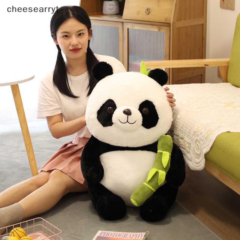 ตุ๊กตาหมีแพนด้า-ไม้ไผ่-ขนาด-9-8-นิ้ว-ของเล่นสําหรับเด็ก