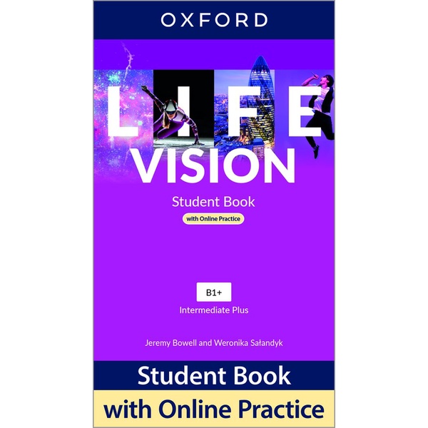 bundanjai-หนังสือเรียนภาษาอังกฤษ-oxford-life-vision-intermediate-plus-student-book-with-online-practice-p